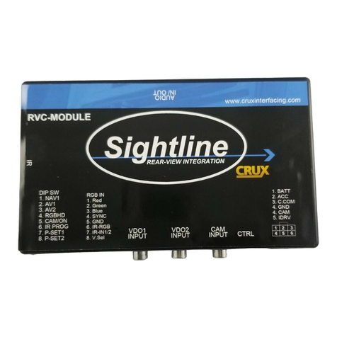Crux Sightline RVCMB-78S installation guide