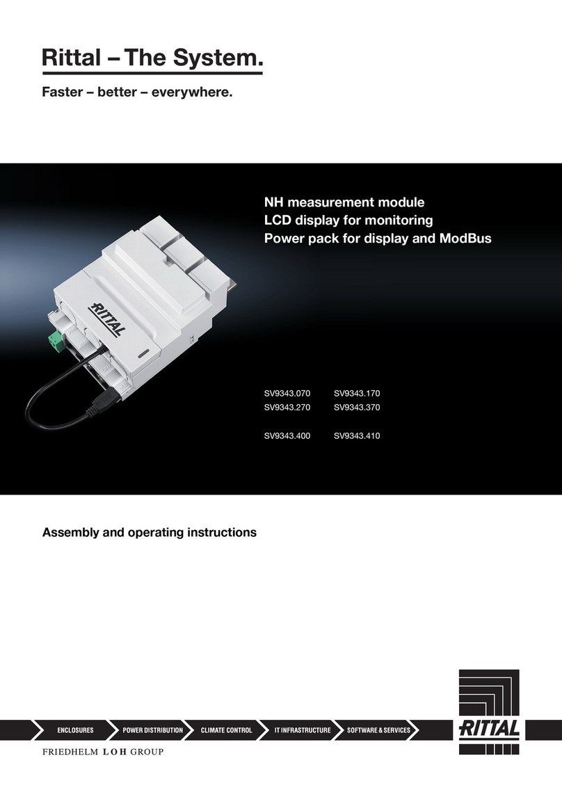 Rittal SV9343.070 User manual