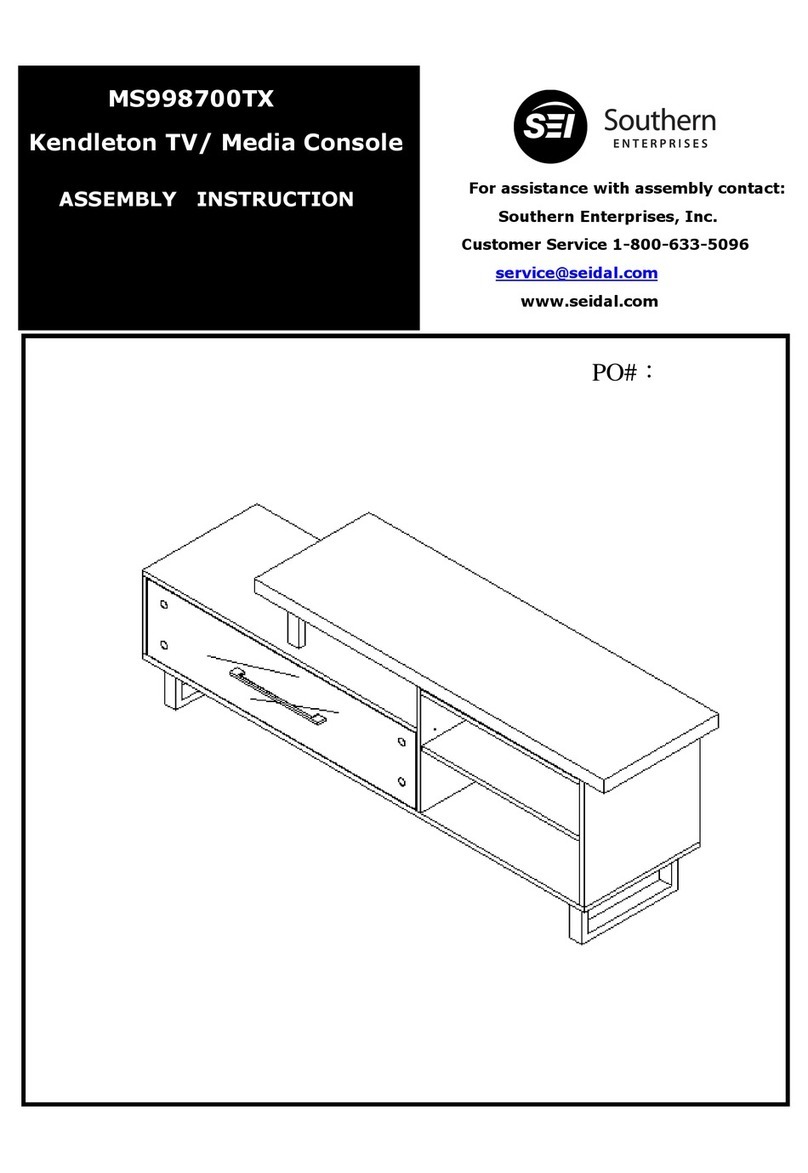 Southern Enterprises Kendleton Assembly instruction
