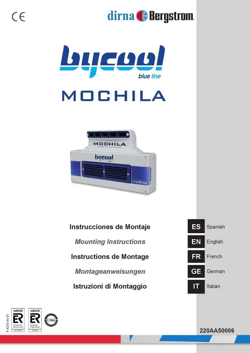 dirna Bergstrom Bycool Mochila User manual