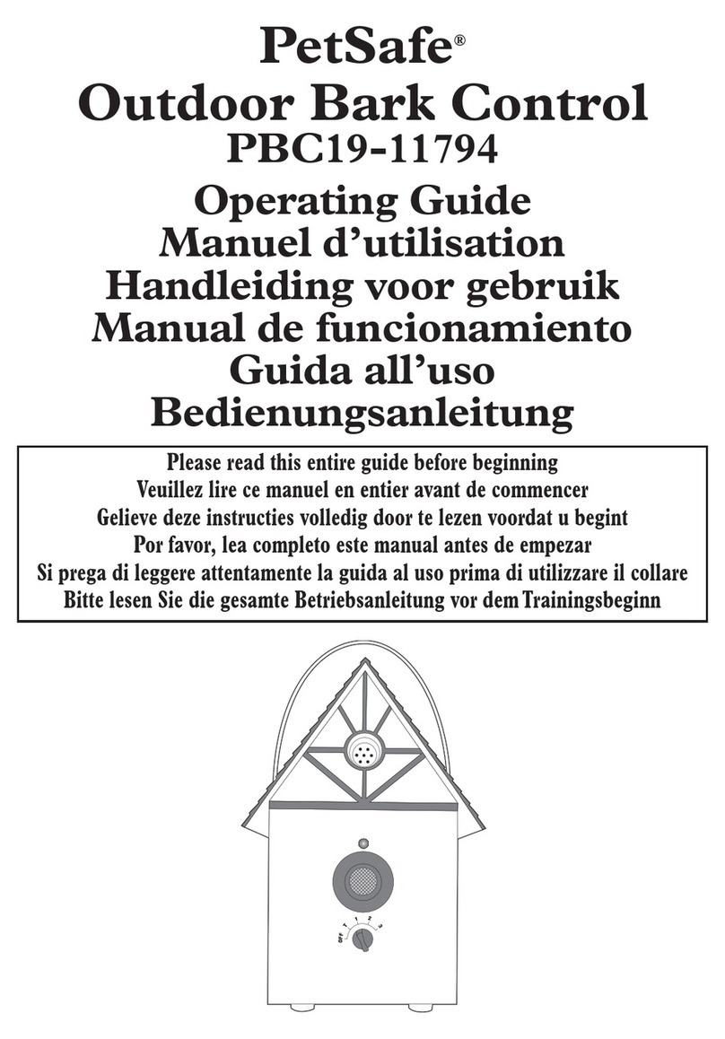 Petsafe PBC19-11794 operating guide
