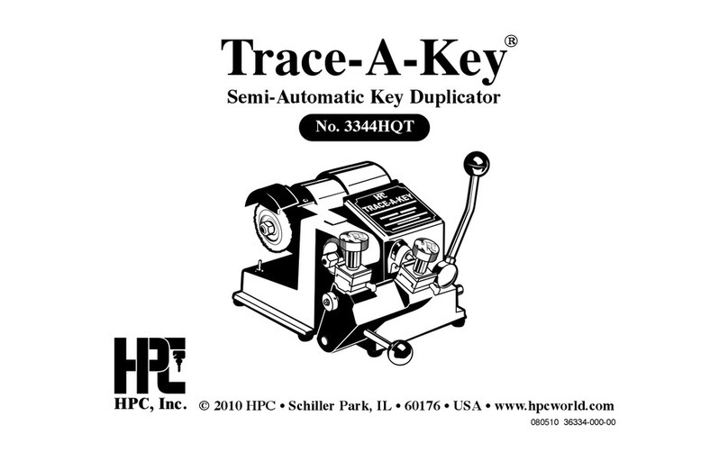 HPC Trace-A-Key 3344HQT User manual