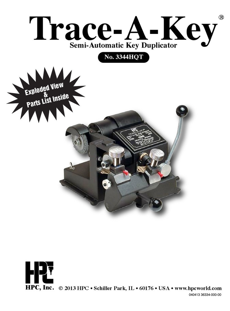HPC Trace-A-Key 3344HQT manual