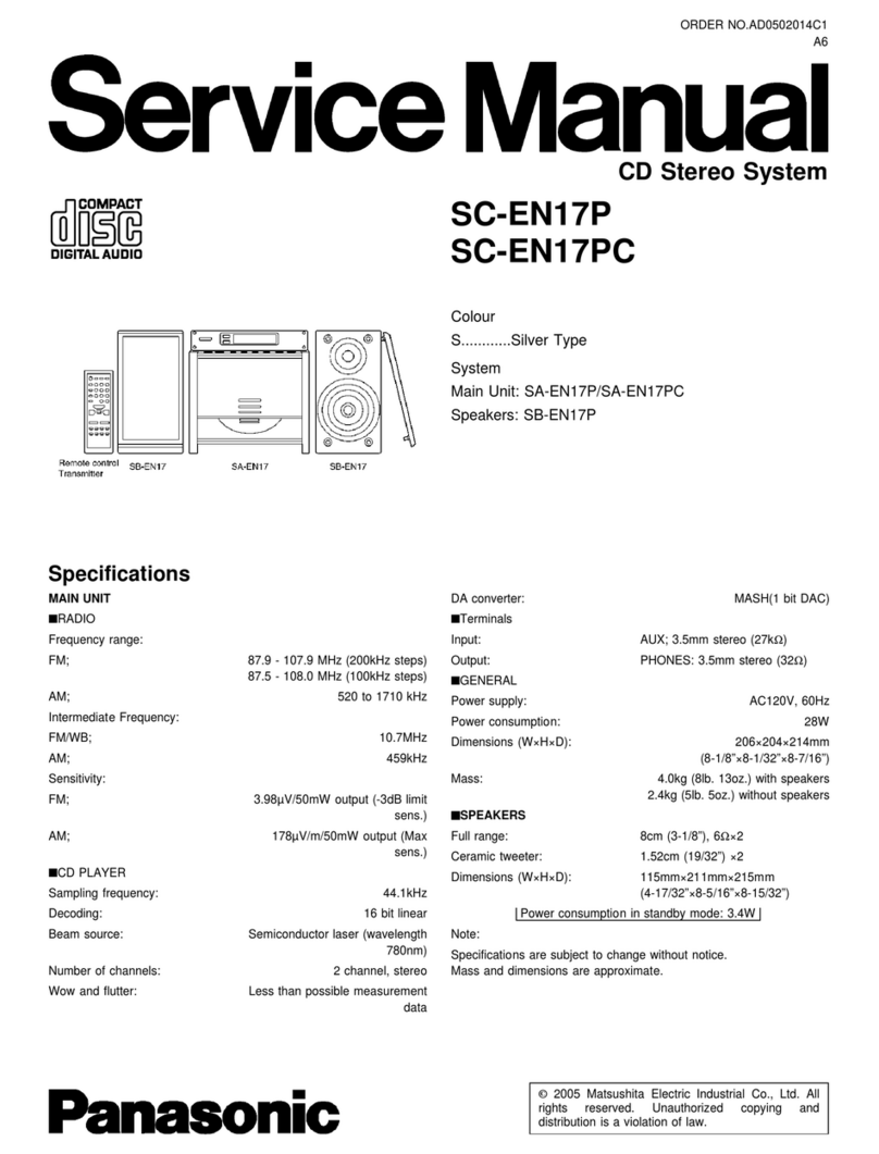 Panasonic SC-EN17P User manual