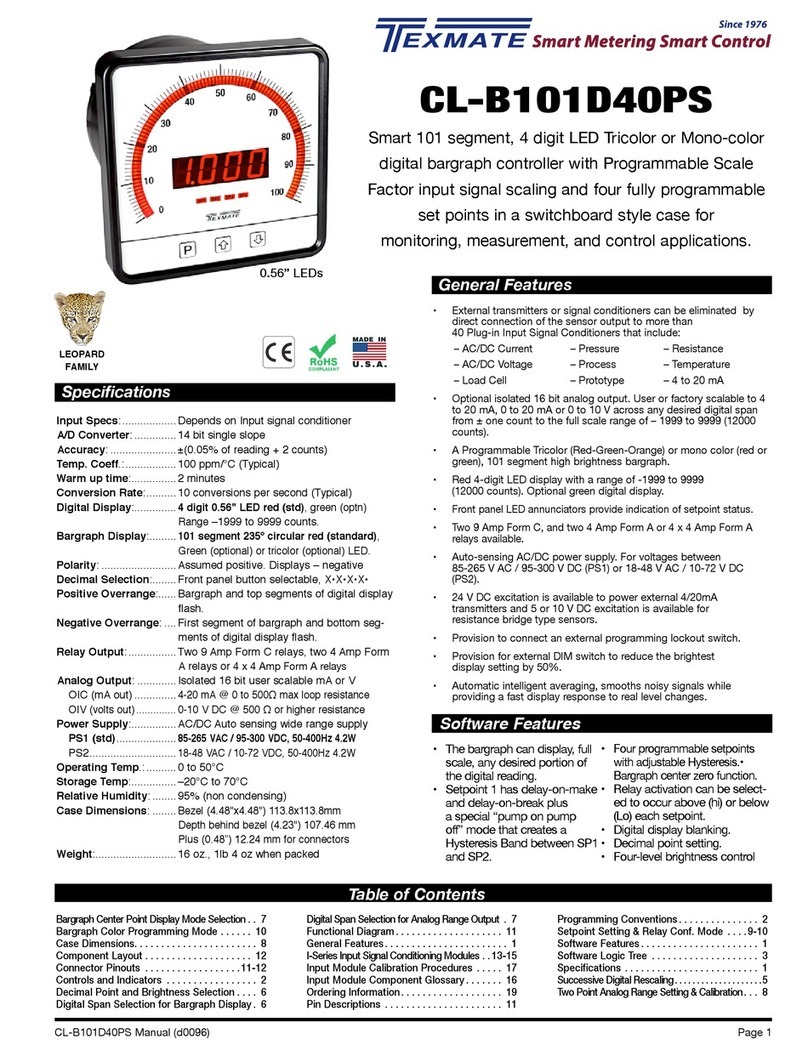 Texmate CL-B101D40PS User manual