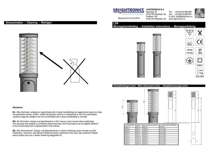 Lightronics LZR User manual