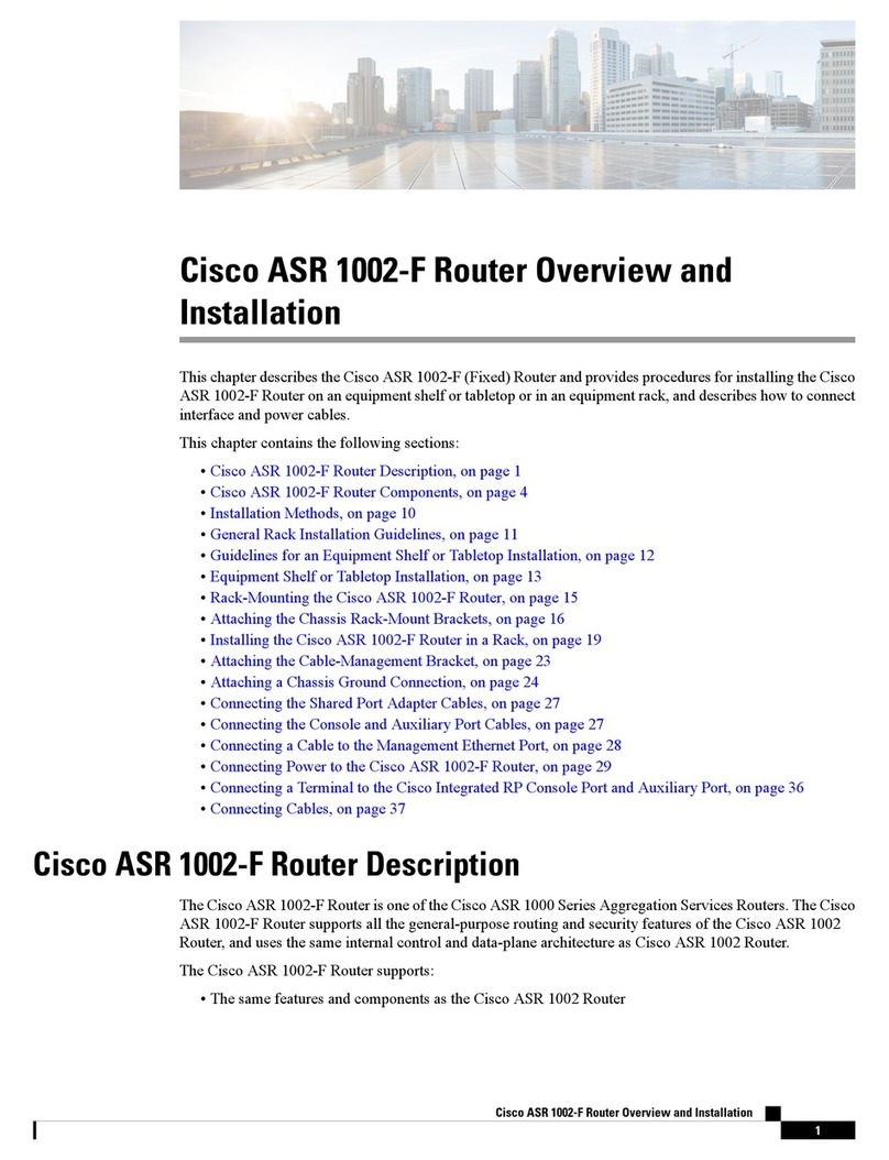 Cisco ASR 1002-F Overview and installation