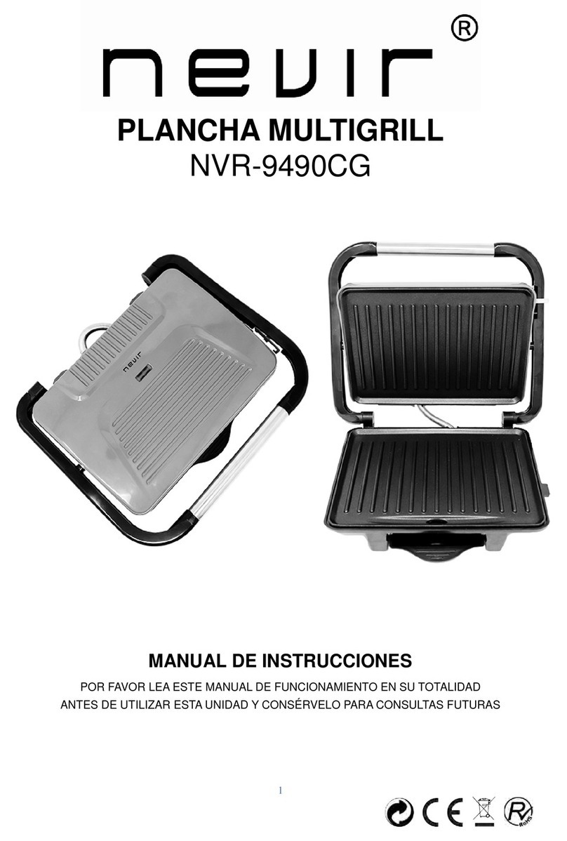 Nevir NVR-9490CG instruction manual Nevir NVR-9490CG instruction manual