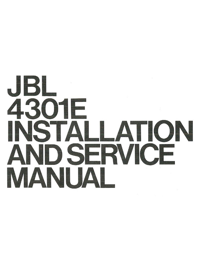 JBL 4301E Manual