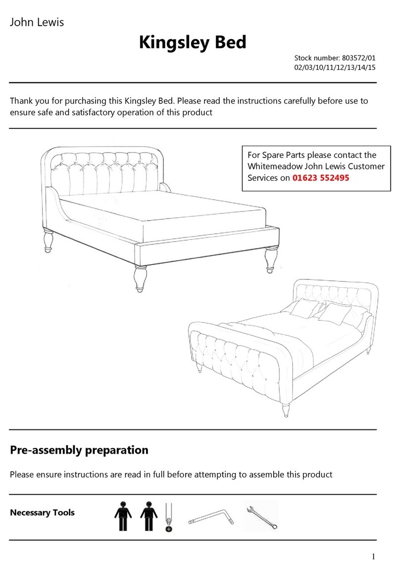 John Lewis Kingsley 803572/01 User manual