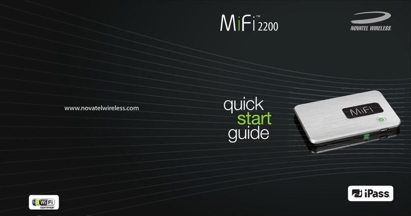 Novatel iPass MiFi 2200 quick start guide