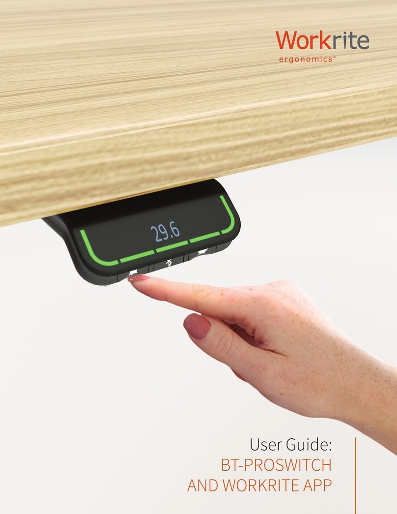 Workrite Ergonomics BT-PROSWITCH user guide Workrite Ergonomics BT-PROSWITCH user guide