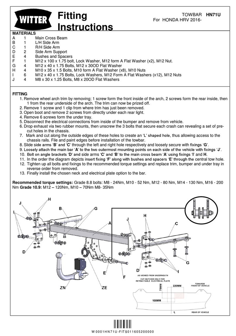 Witter HN71U User manual