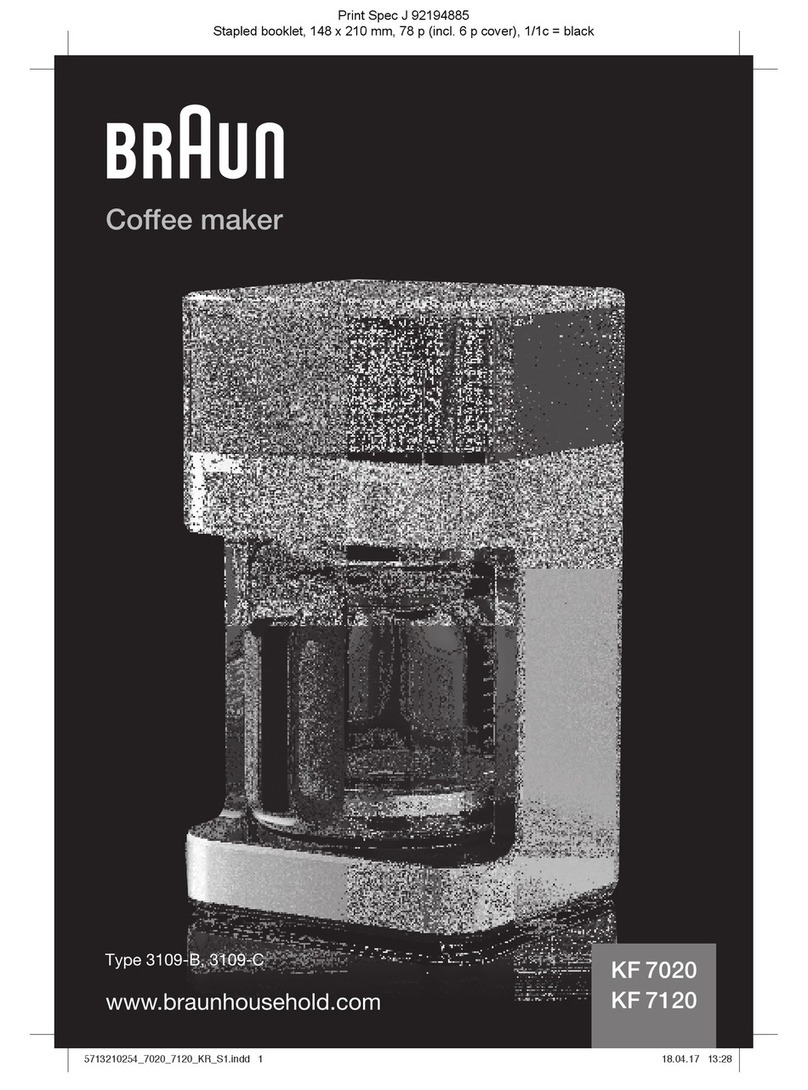 Braun KF 7020 manual