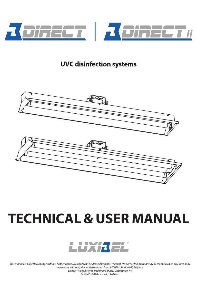 AED LUXIBEL B DIRECT Technical  user's manual