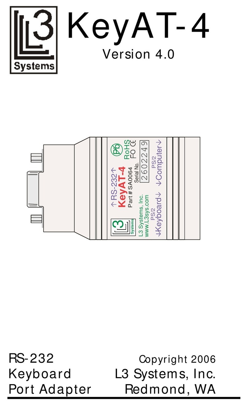 L3 Systems KeyAT-4 manual