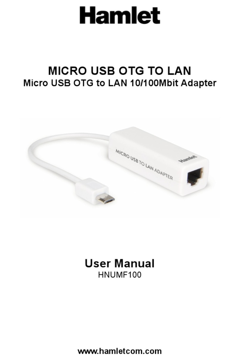 Hamlet HNUMF100 user manual
