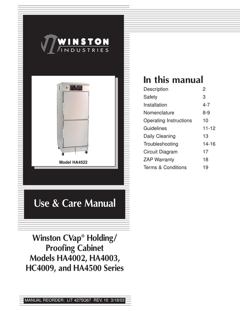 Winston Industries HA4002 Use & care manual