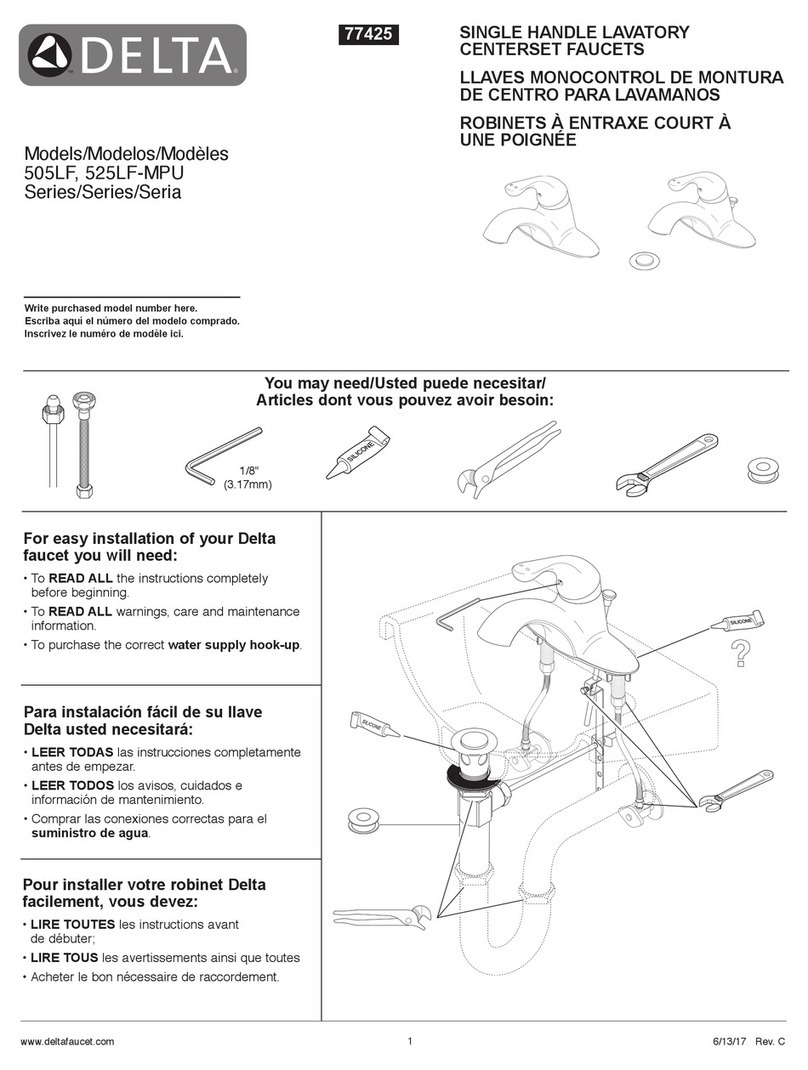 Delta 505LF User manual