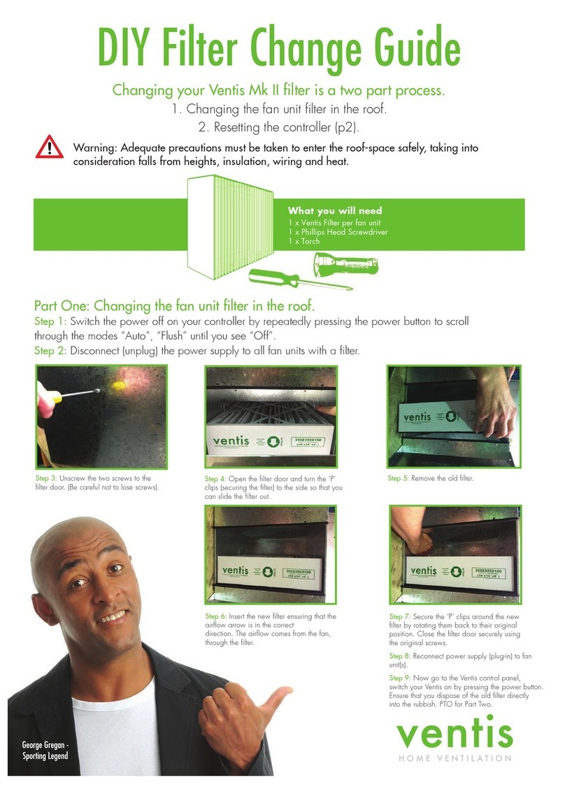 Ventis Mk II Filter change guide Ventis Mk II Filter change guide