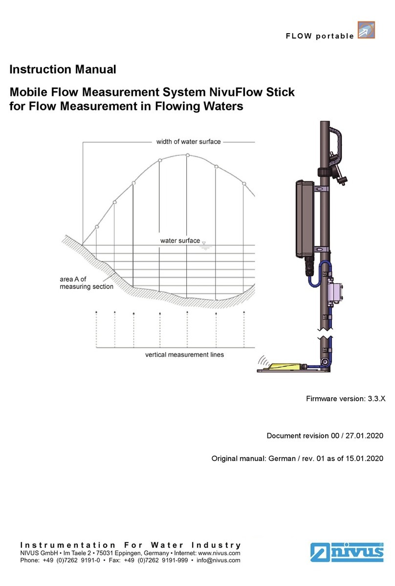 Nivus NivuFlow Stick User manual Nivus NivuFlow Stick User manual