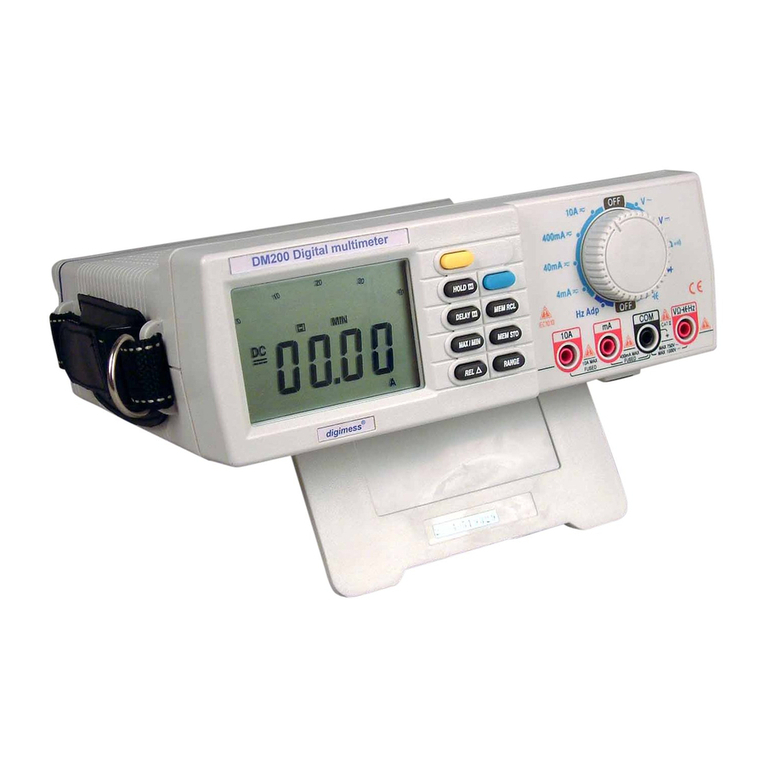 digimess DM200 operating instructions