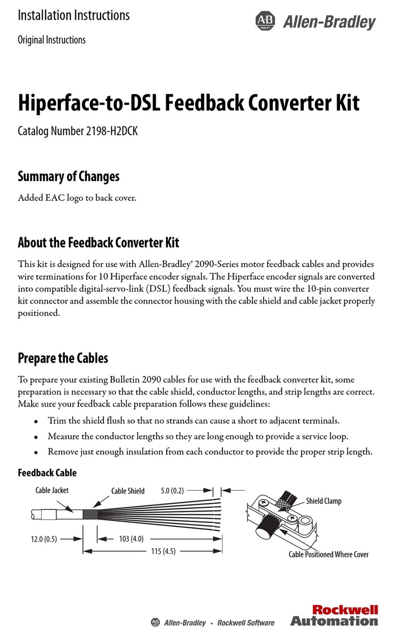 Rockwell Automation Allen-Bradley 2198-H2DCK installation instructions