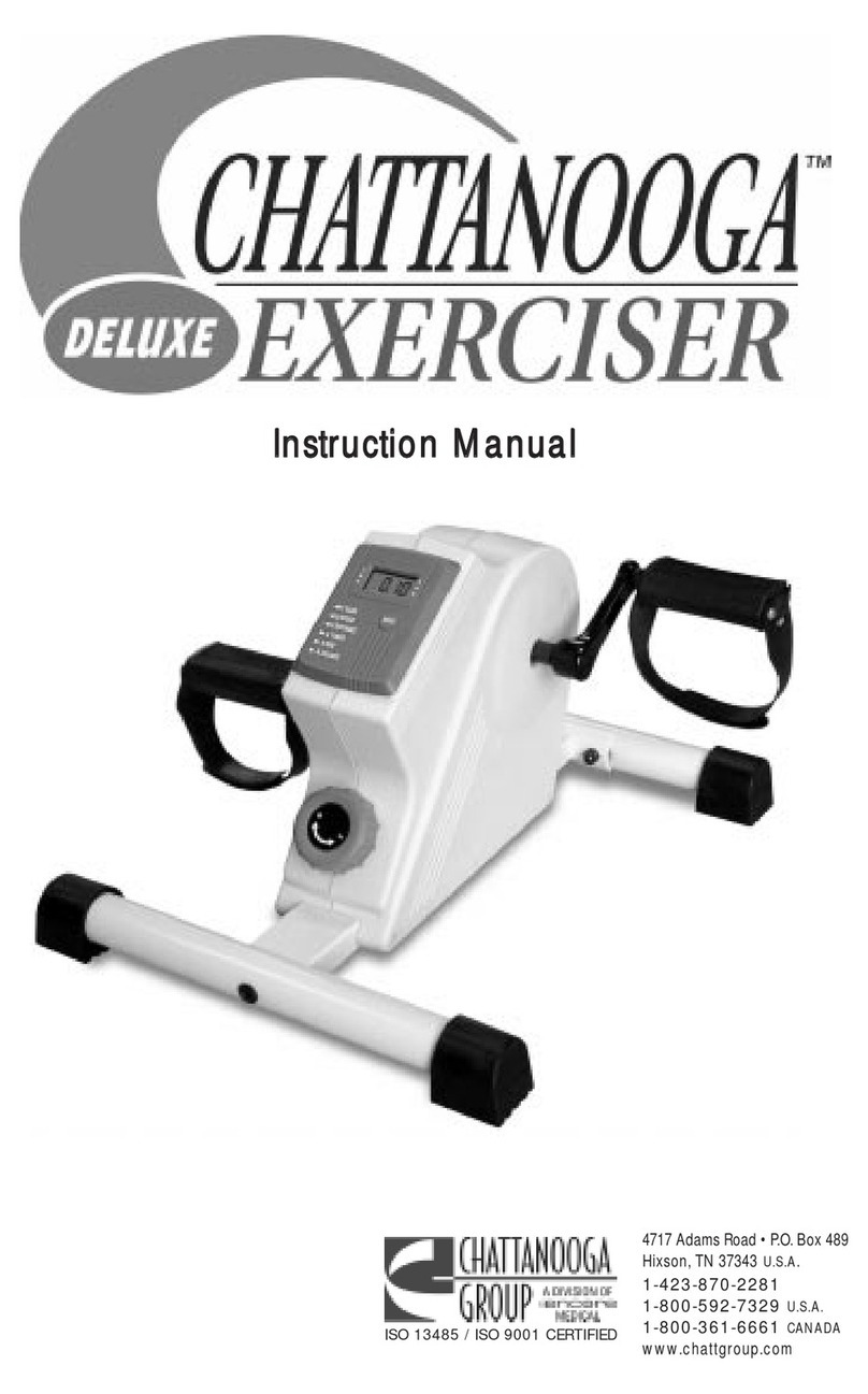 Chattanooga Deluxe Exerciser instruction manual Chattanooga Deluxe Exerciser instruction manual