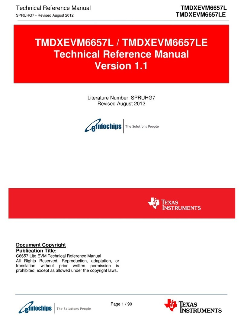 Texas Instruments eInfochips TMDXEVM6657L Product manual
