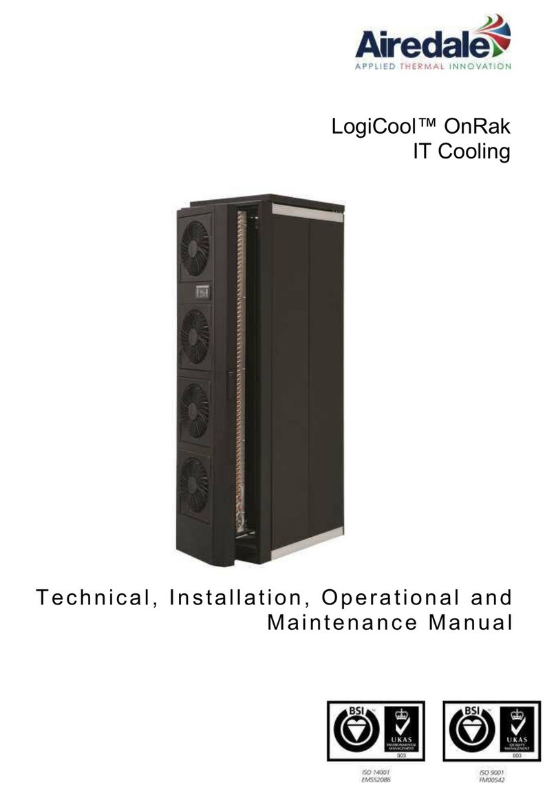 AIREDALE LogiCool OnRak Technical, Installation, Operational and Maintenance Manual AIREDALE LogiCool OnRak Technical, Installation, Operational and Maintenance Manual