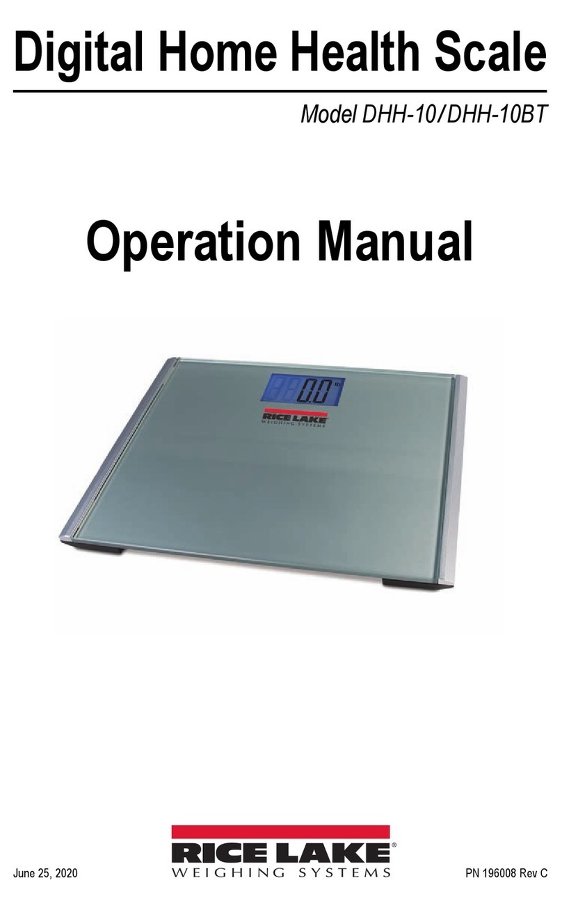 Rice Lake DHH-10 User manual