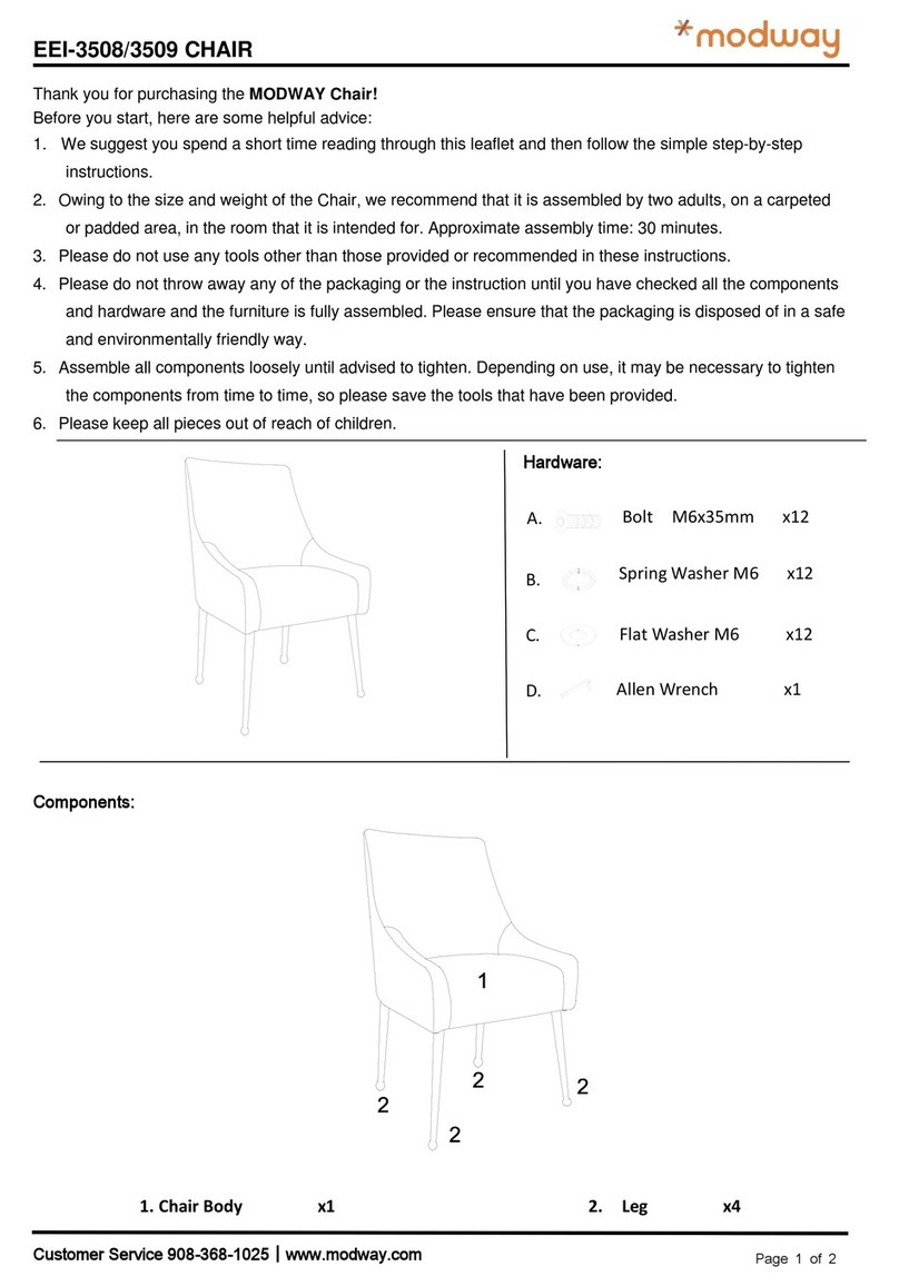 modway EEI-3508 User manual modway EEI-3508 User manual