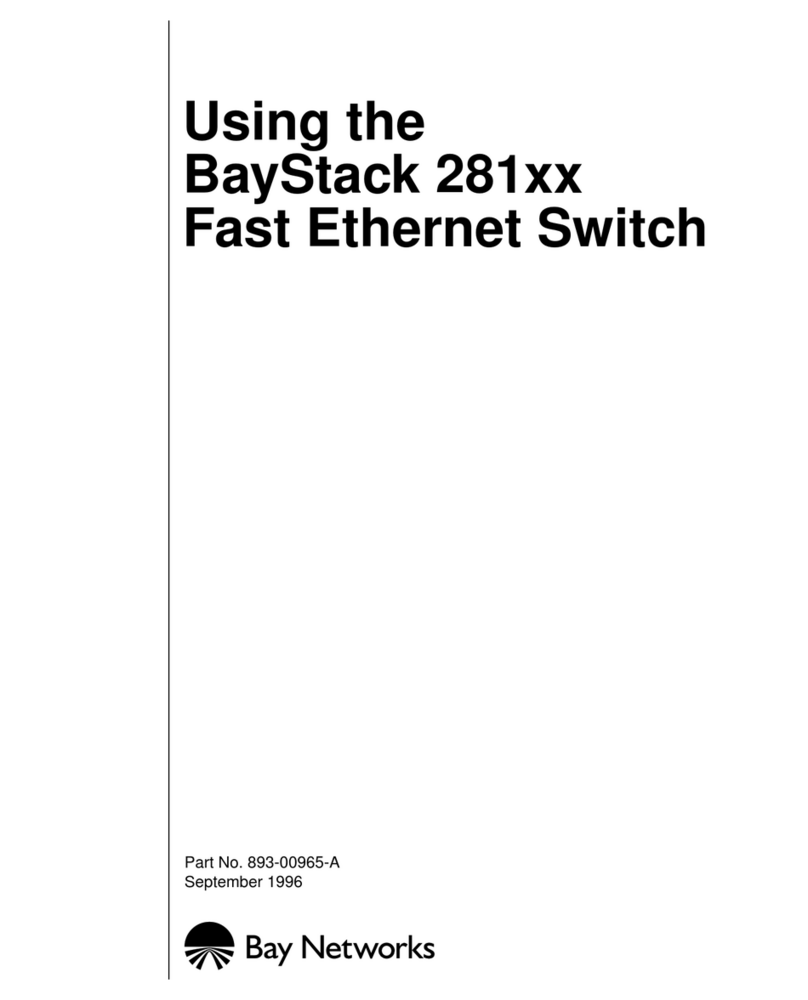 Bay Networks BayStack 281 Series manual