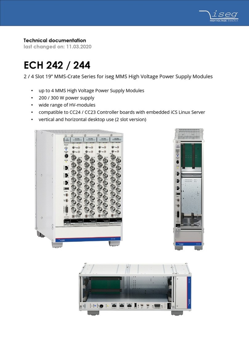 iseg MMS-Crate Series Technical documentation