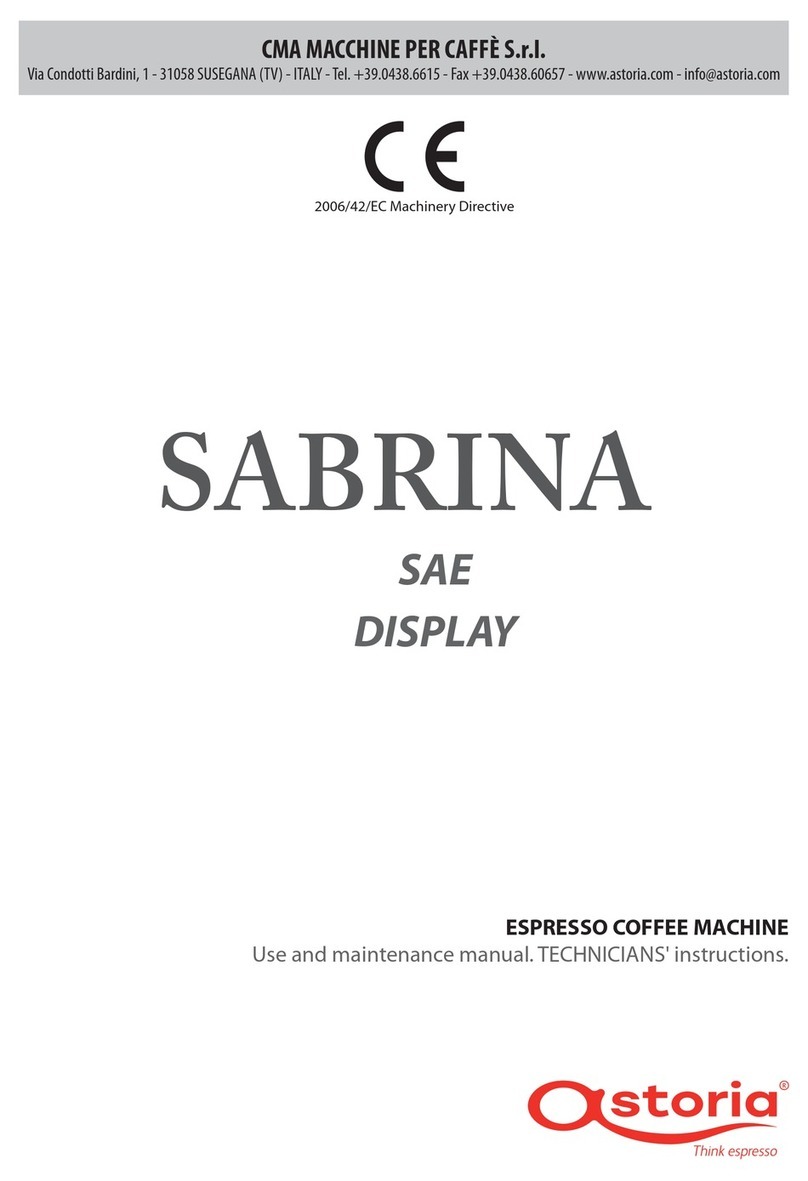Astoria SABRINA SAE DISPLAY User manual