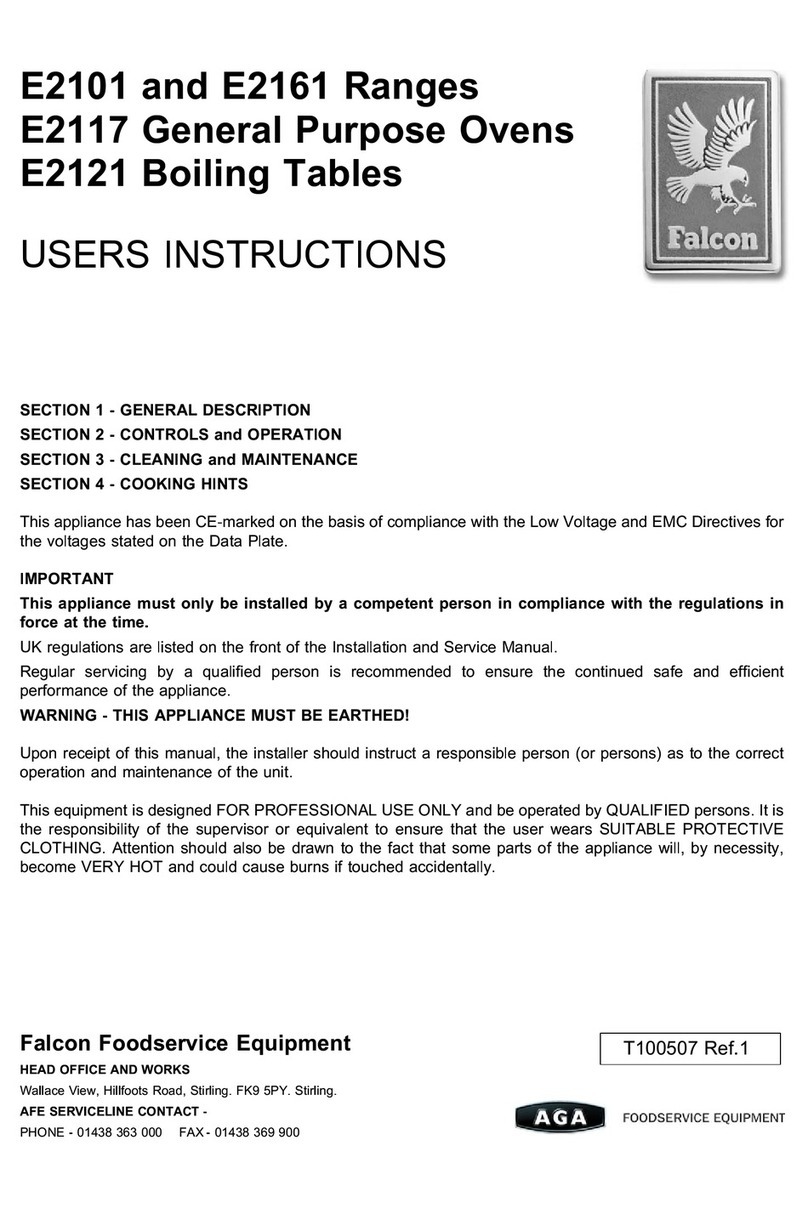 Falcon E2101 User manual