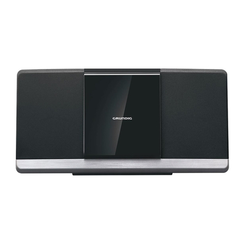 Grundig WMS 3000 BT DAB+ User manual