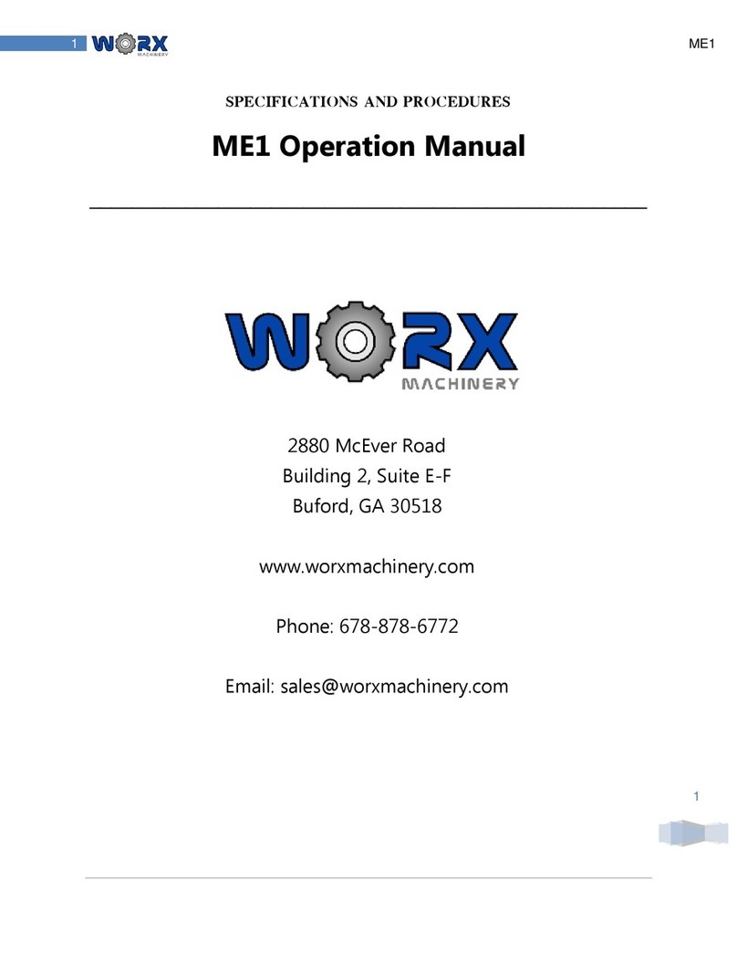Worx ME1 Operation manual