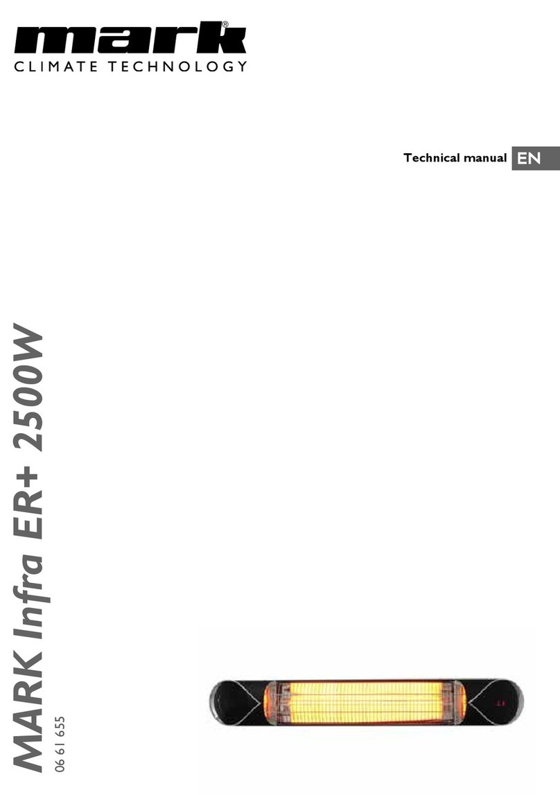 Mark Infra ER+ 2500W User manual Mark Infra ER+ 2500W User manual