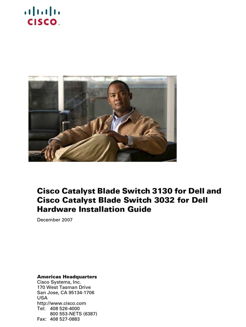 Cisco Catalyst Blade Switch 3130 Manual