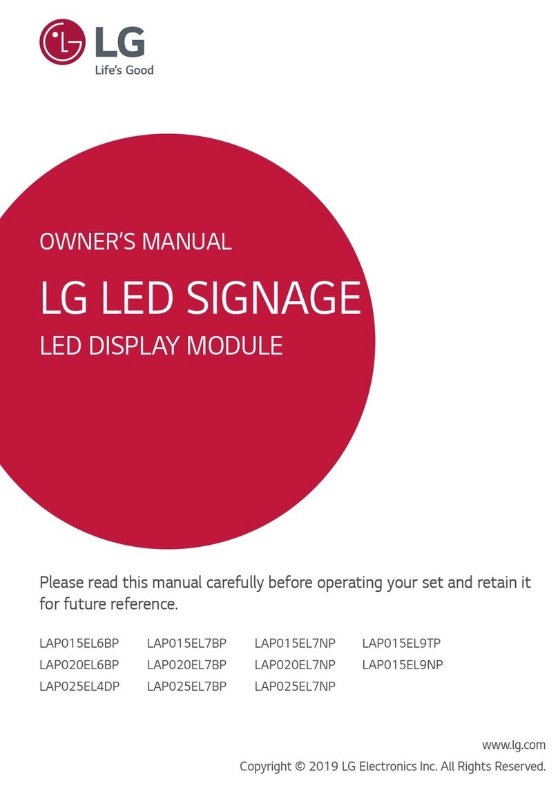 LG LAP015EL6BP owner's manual