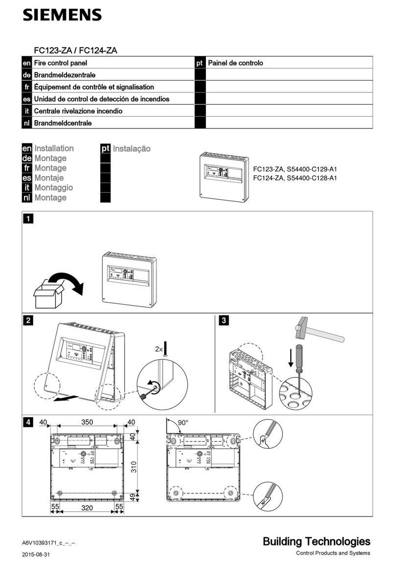Siemens FC123-ZA Installation