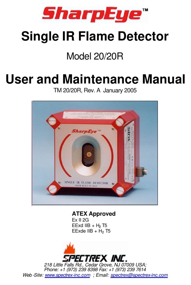 Spectrex SharpEye 20/20R User and maintenance manual