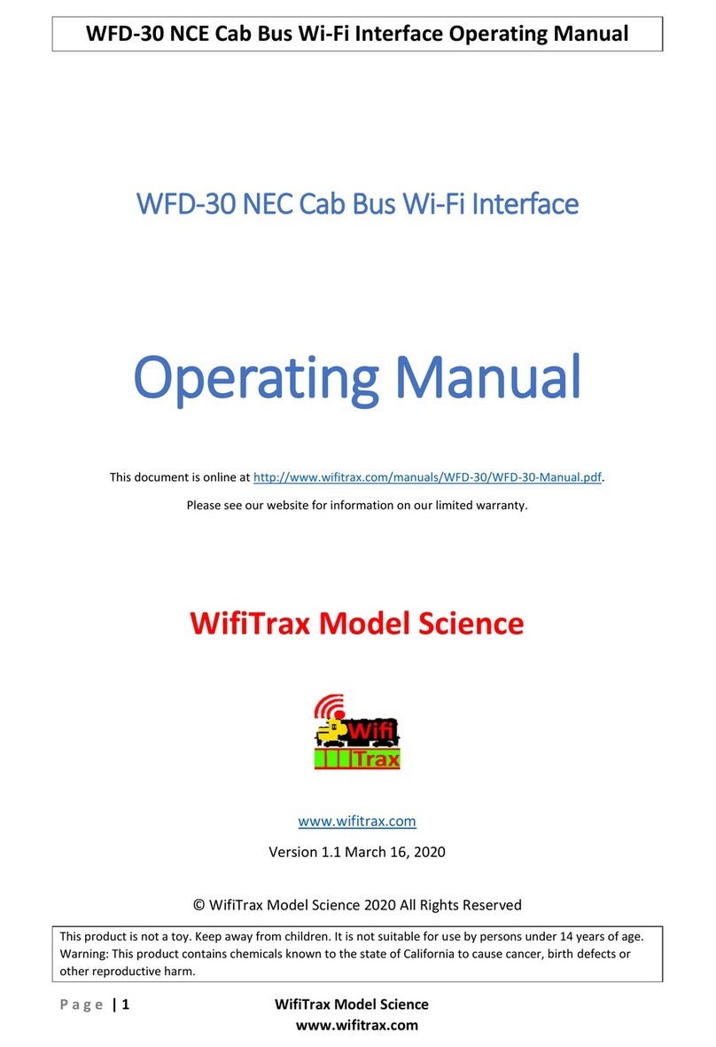 WifiTrax Model Science WFD-30 User manual