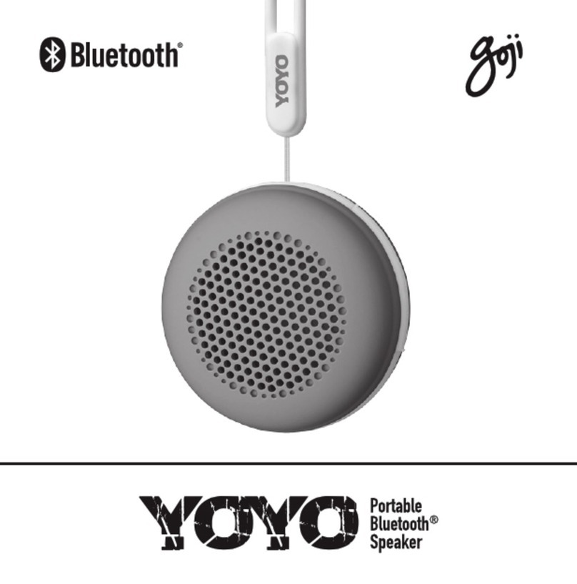Goji YOYO Series User manual
