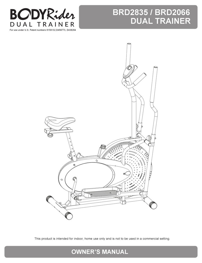 Body Rider BRD2835 owner's manual