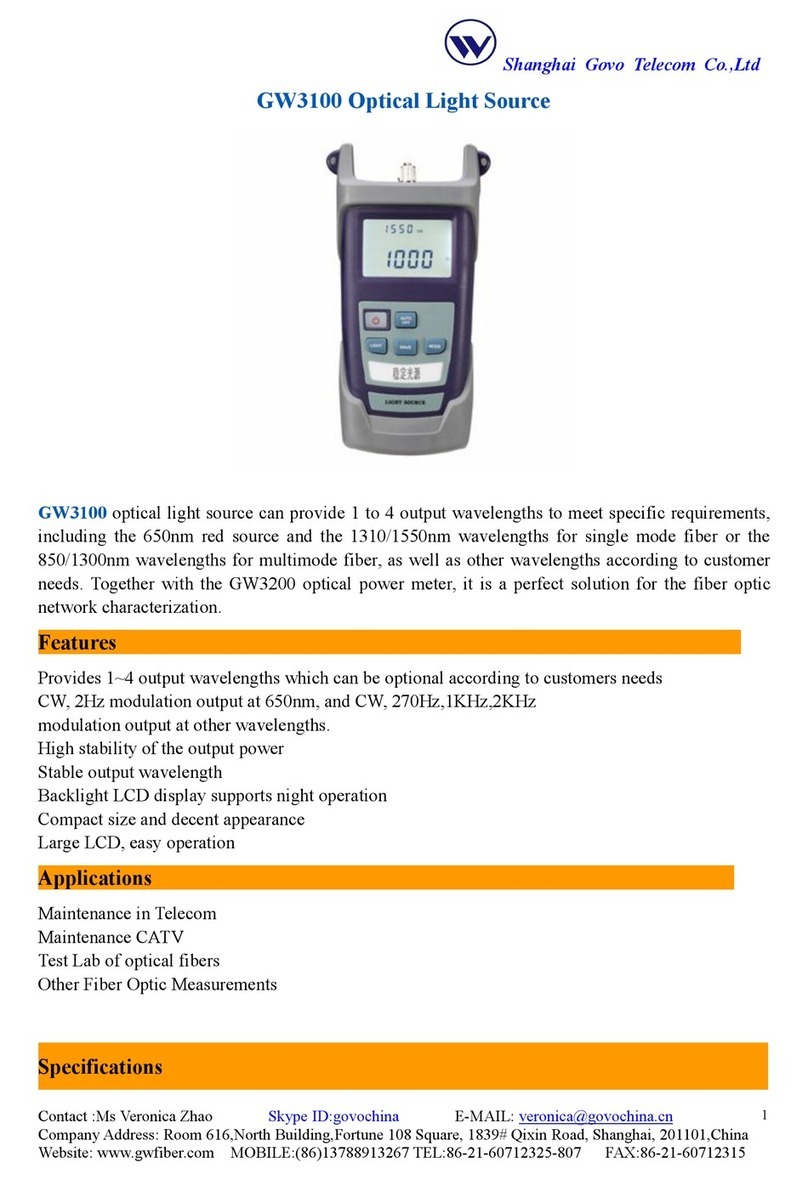 Govo Telecom GW3100 Series instruction manual