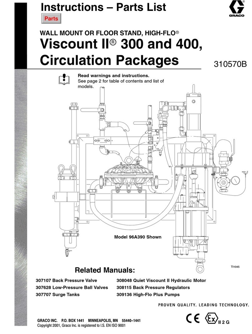 Graco HIGH-FLO Viscount II 300 Series Operation manual