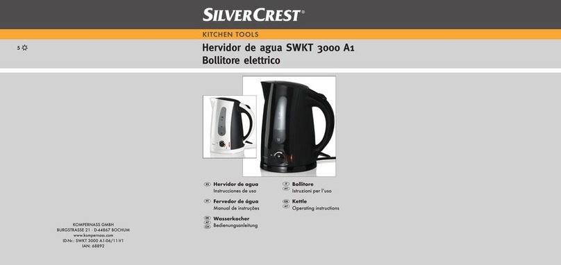 Silvercrest SILVERCREST SWKT 3000 A1 User manual