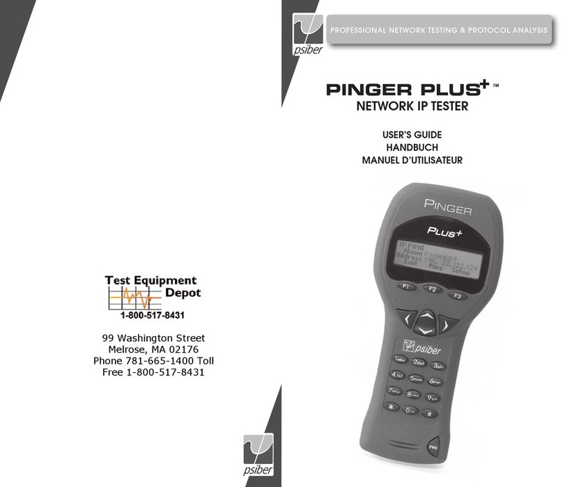 Psiber PINGER PLUS+ user guide
